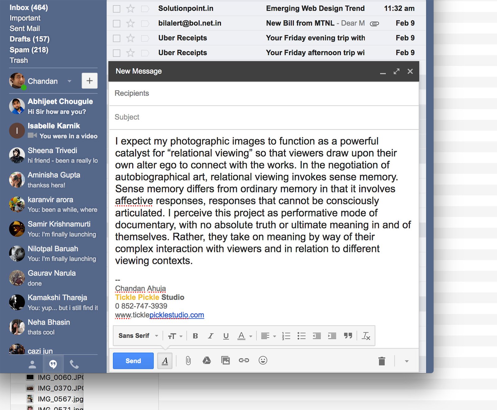 Chandan Ahuja  |   
chandanahuja@gmail.com
